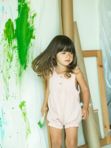 Cotton striped shortie Cotton striped shortie