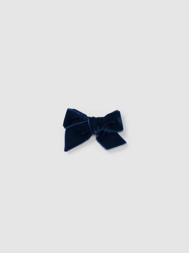 Noeud en velours avec pointes