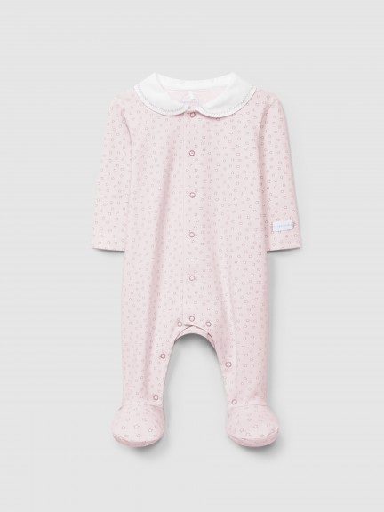 Babygrow � col claudine imprim� � �toiles