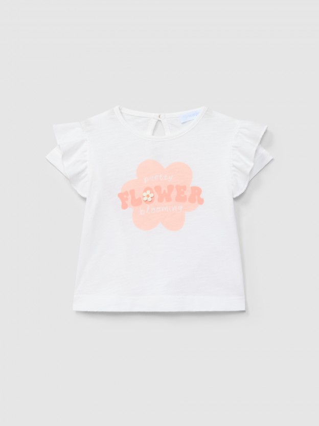 T-shirt "pretty flower blooming" T-shirt "pretty flower blooming"