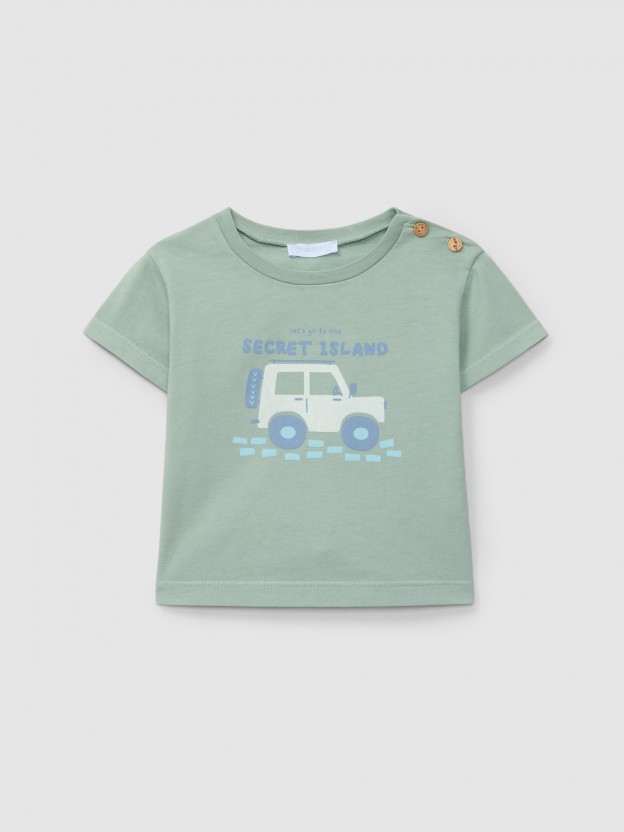 T-shirt Jeep "Secret island"