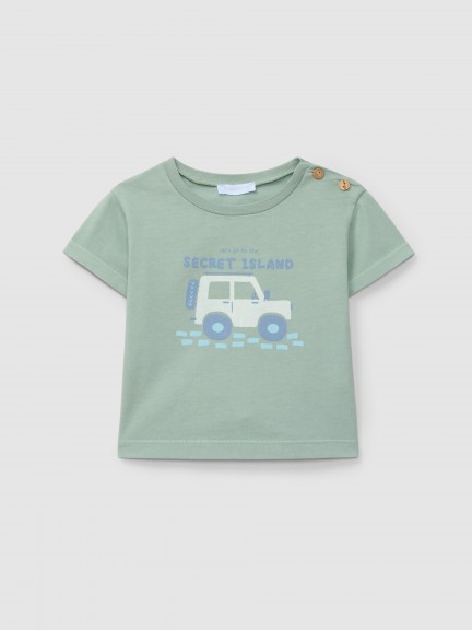 T-shirt Jeep "Secret island"