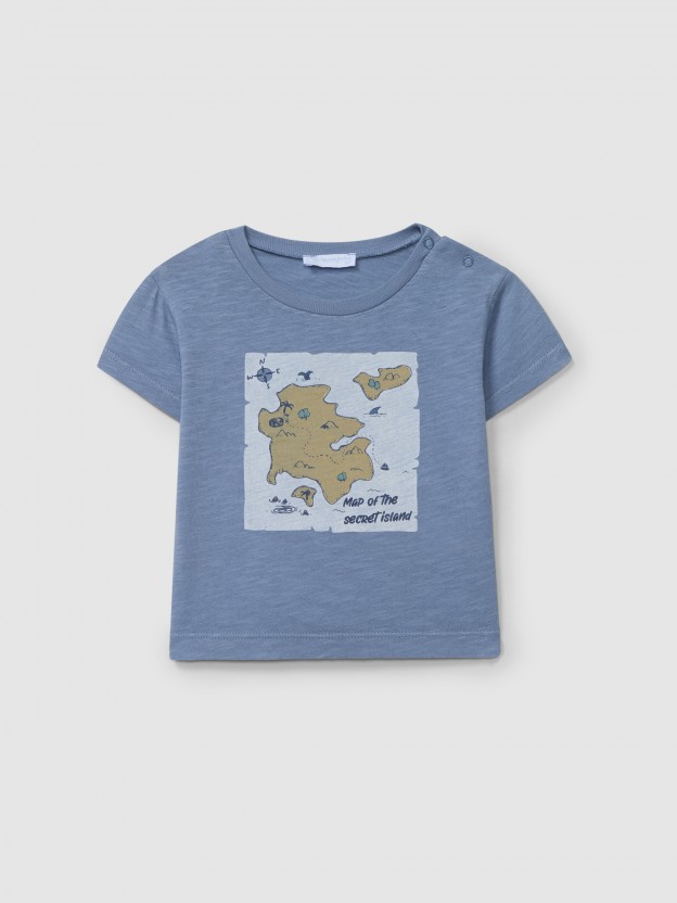 T-shirt "Map of the secret island" T-shirt "Map of the secret island"