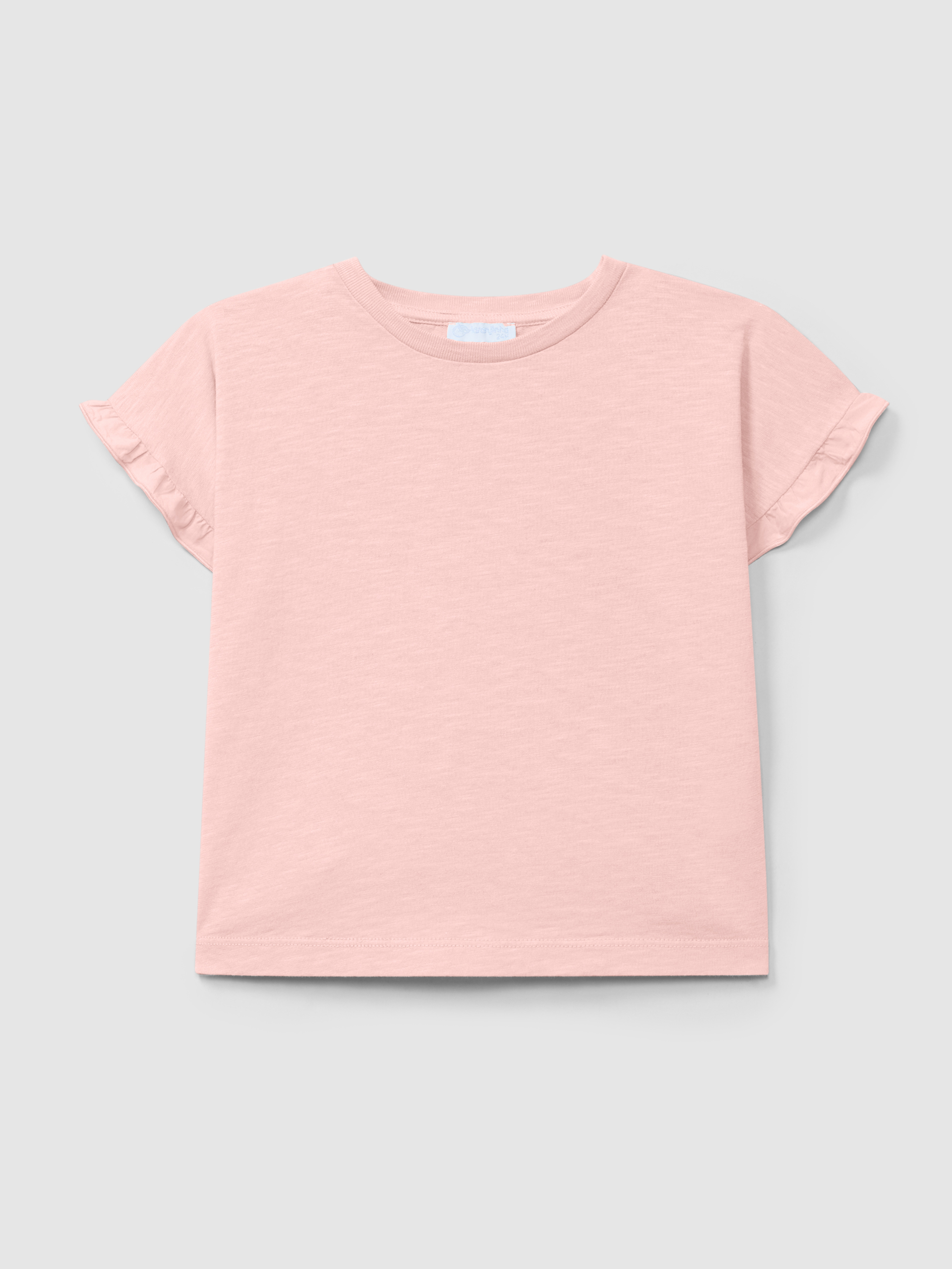 T-shirt avec détail de volant aux manches