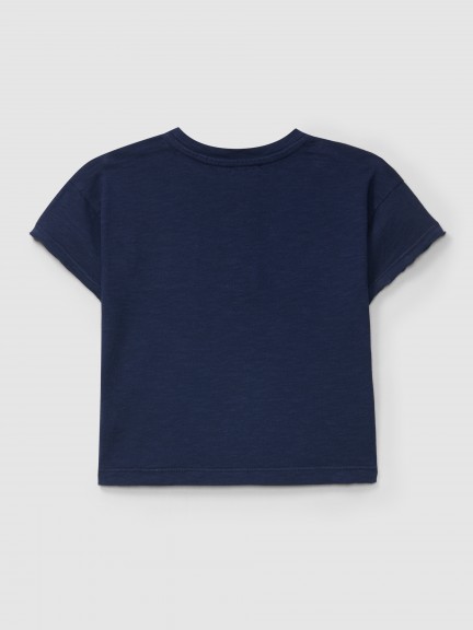 Camiseta lisa con bolsillo Camiseta lisa con bolsillo