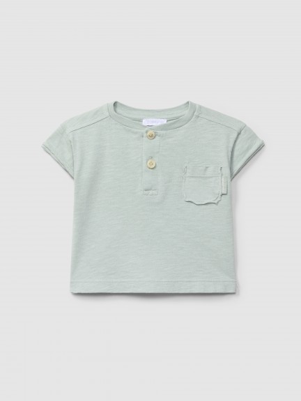 Plain T-shirt with pocket Plain T-shirt with pocket