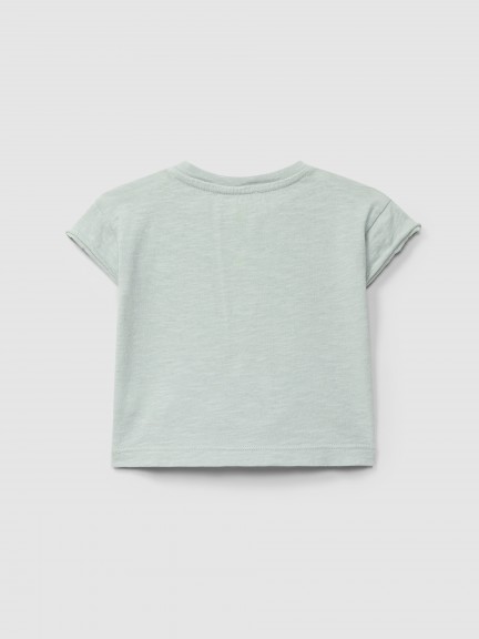 Plain T-shirt with pocket Plain T-shirt with pocket