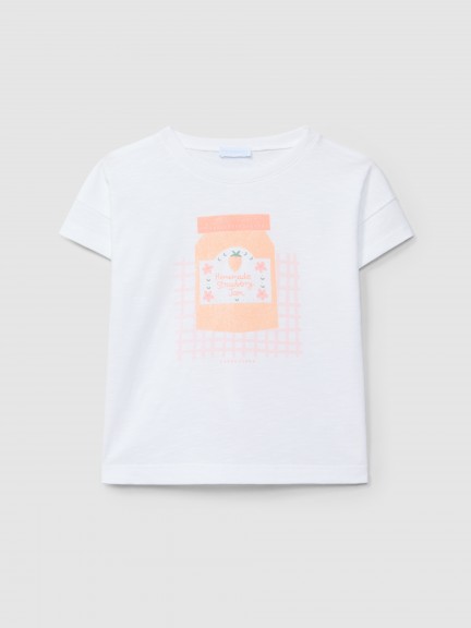 T-shirt "Homemade strawberry jam"