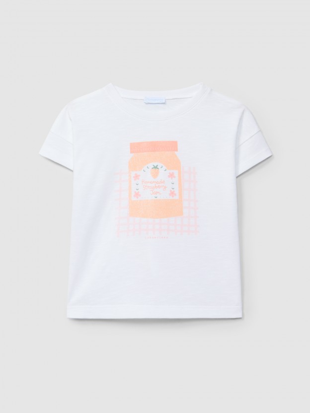 T-shirt "Homemade strawberry jam"