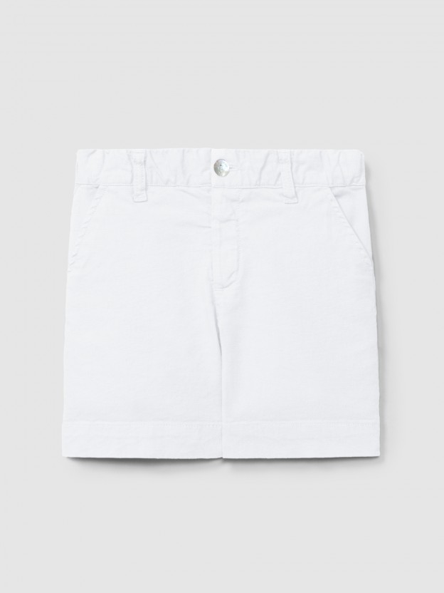 Short trois poches en tissu canvas Short trois poches en tissu canvas