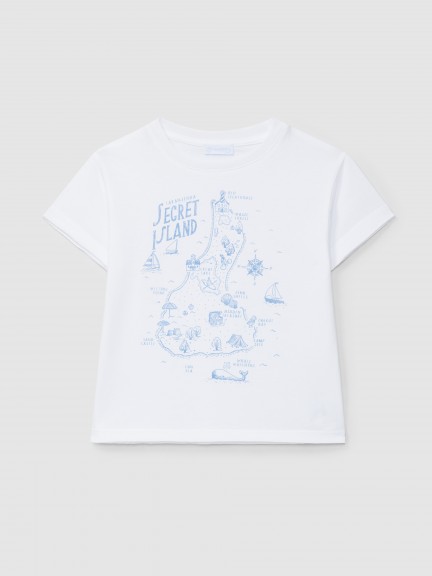 T-shirt mapa "Secret island" T-shirt mapa "Secret island"