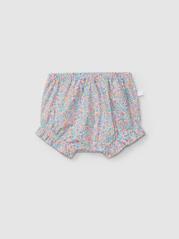 Tapa fraldas em tecido Liberty floral Tapa fraldas em tecido Liberty floral