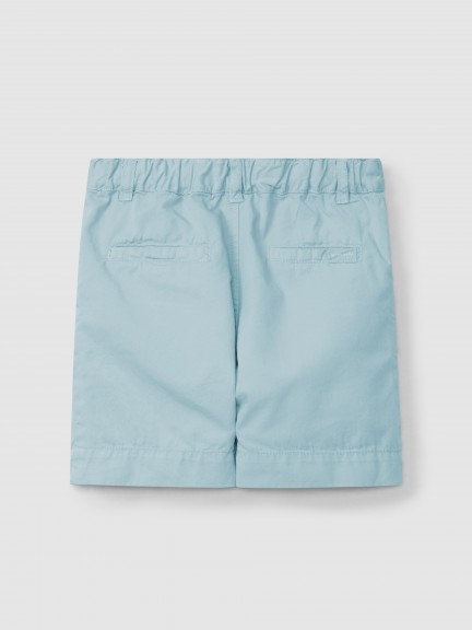 Plain twill shorts with four pockets Plain twill shorts with four pockets