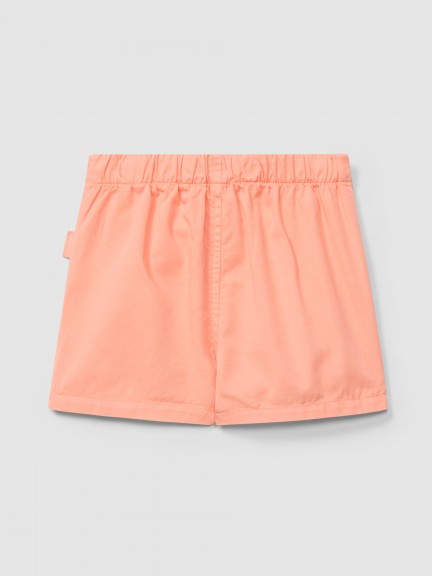 Plain twill pull-up shorts Plain twill pull-up shorts