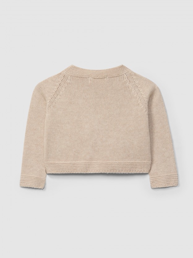 Gilet court tricot�