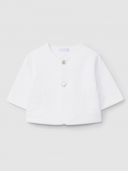 Plain jacket with pockets Plain jacket with pockets