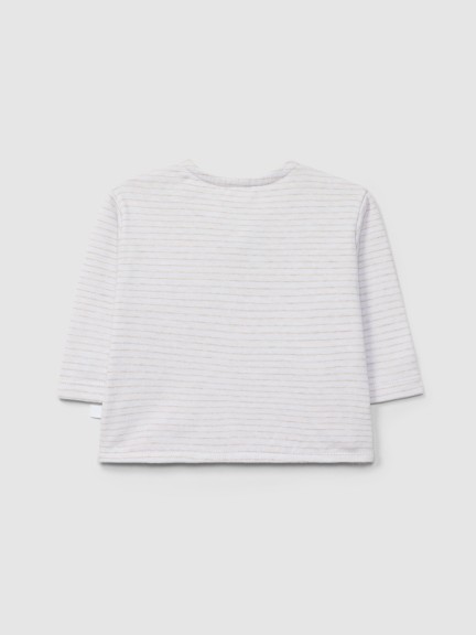 Jacket striped double-layered jersey Jacket striped double-layered jersey
