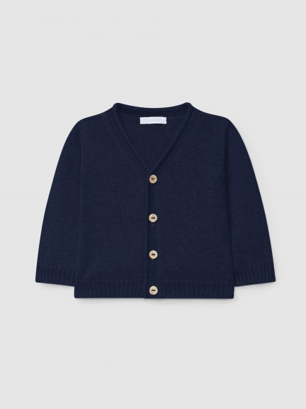 V-neck knitted cardigan V-neck knitted cardigan