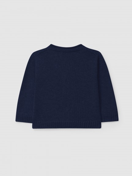 V-neck knitted cardigan V-neck knitted cardigan