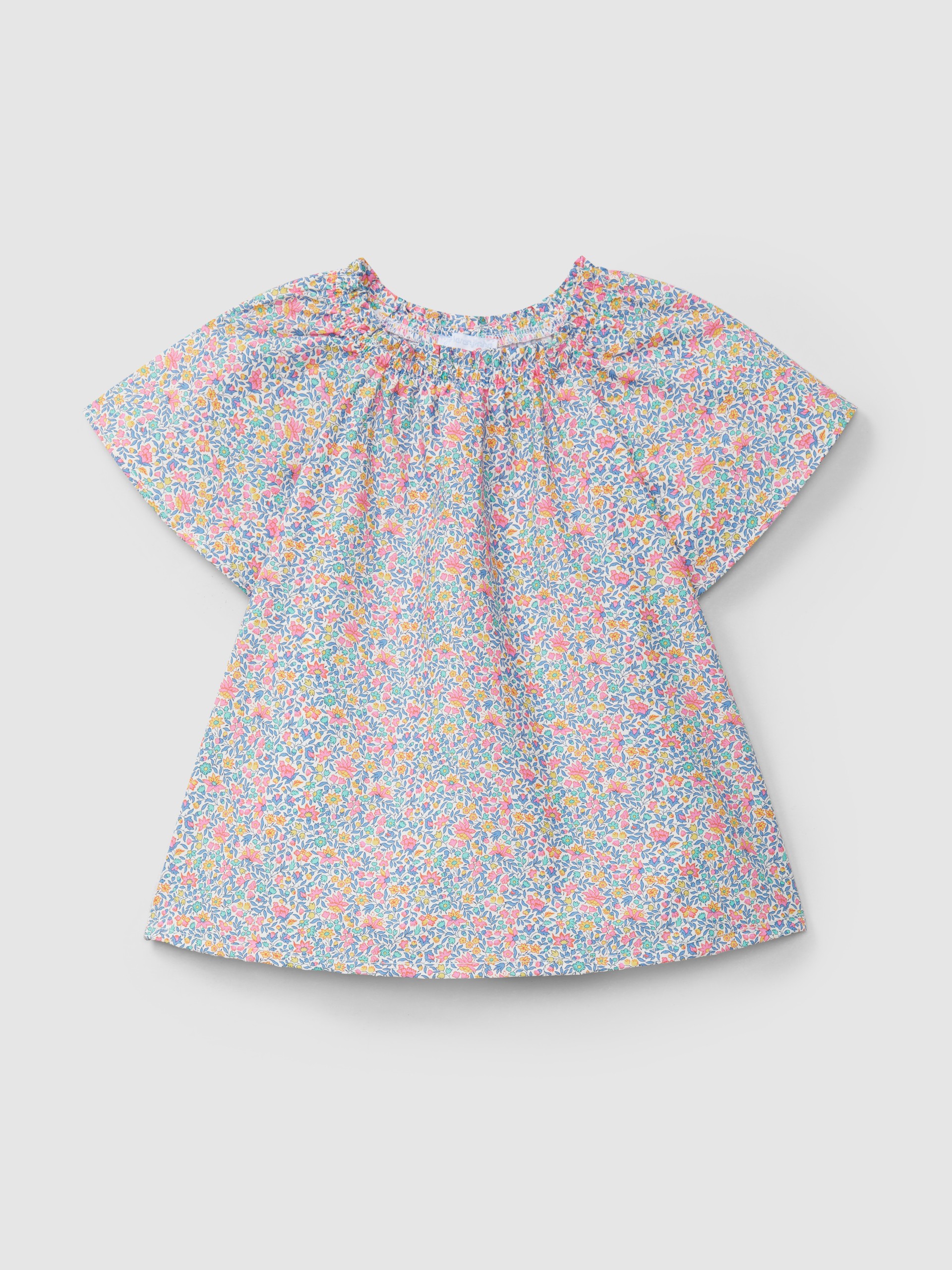 Liberty fabric floral print blouse