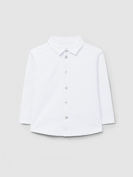 Camisa de linho lisa Camisa de linho lisa