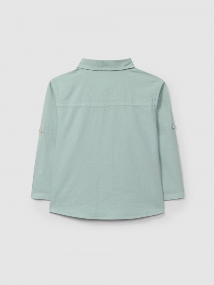 Chemise en lin unie Chemise en lin unie