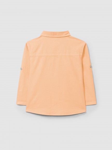 Chemise en lin unie Chemise en lin unie