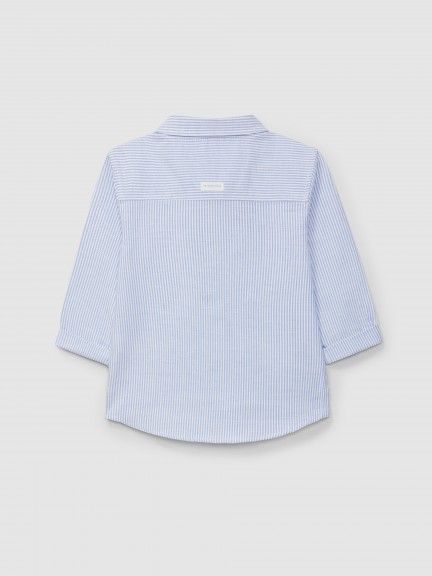 Chemise tissu oxford à rayures Chemise tissu oxford à rayures