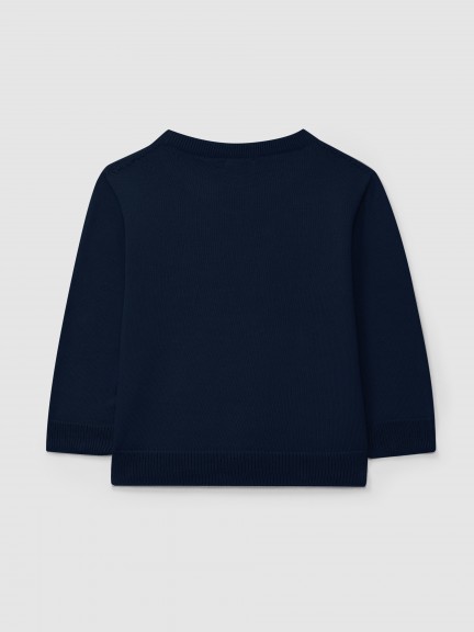 Knitted jumper round neckline Knitted jumper round neckline