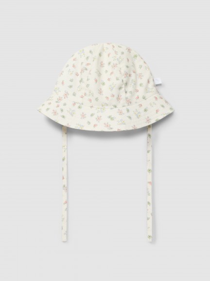 Floral print hat Floral print hat