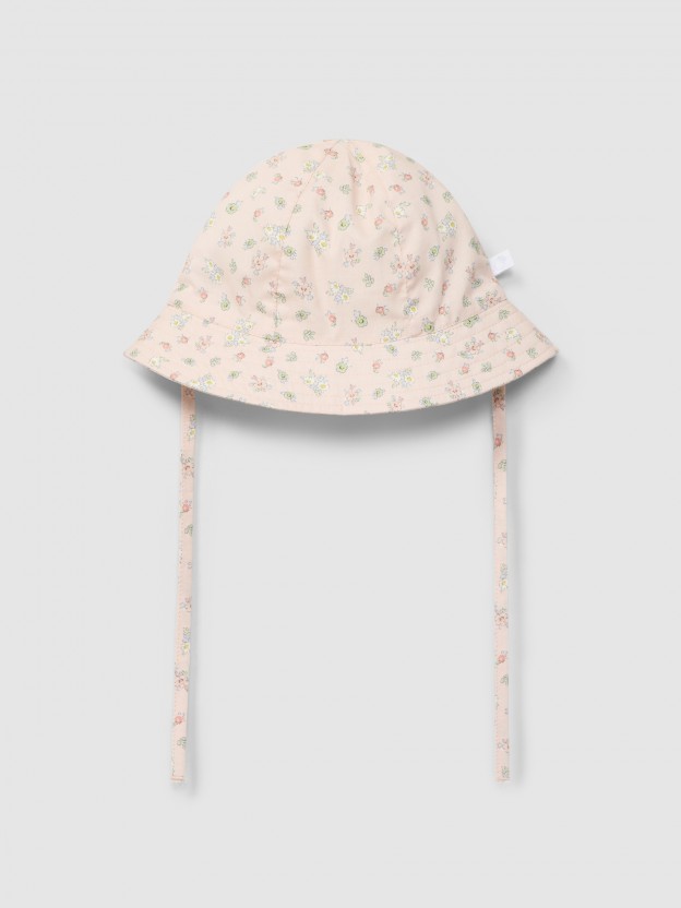 Floral print hat Floral print hat