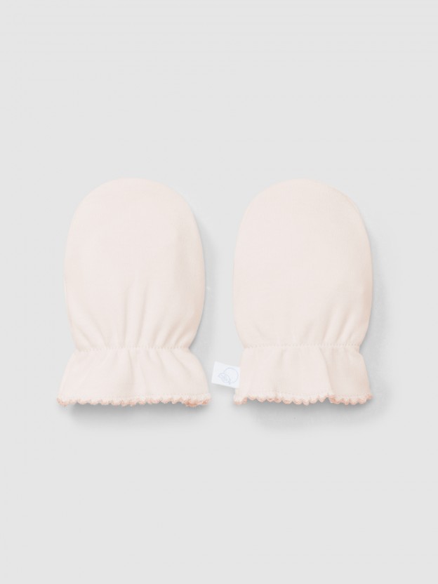 Plain cotton gloves Plain cotton gloves