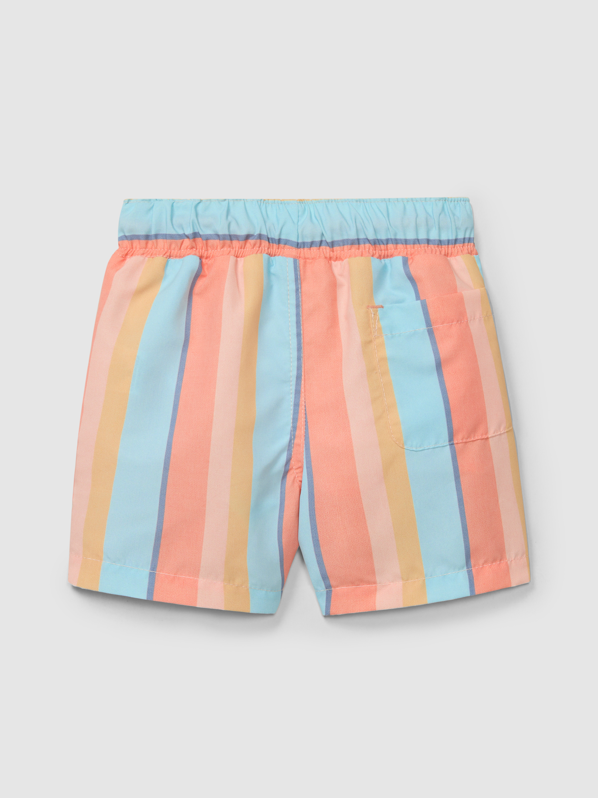Swiimsuit bottoms multi-coloured stripes