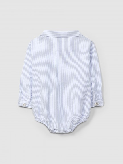 Body-shirt Oxford fabric with pointy collar Body-shirt Oxford fabric with pointy collar