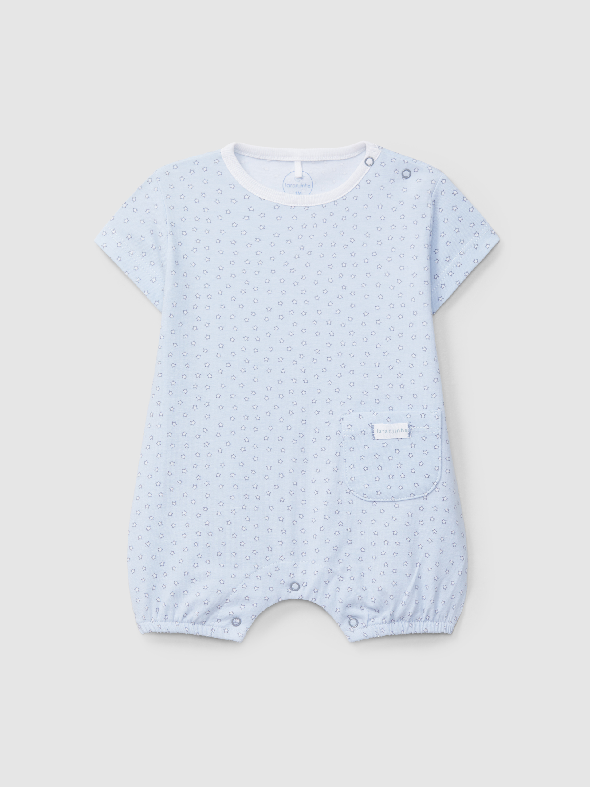 Shortie with pocket star print