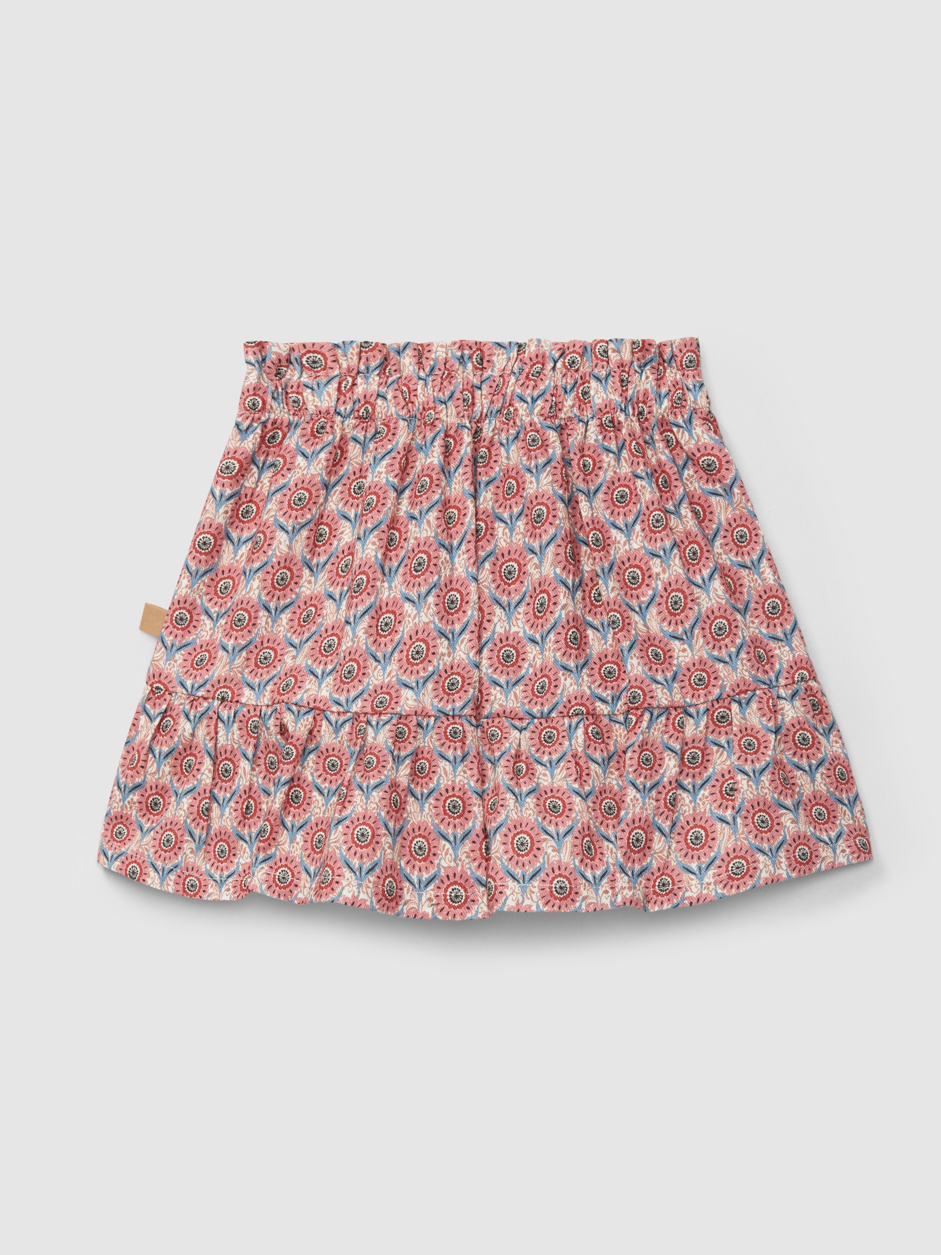 Falda pull-up flores