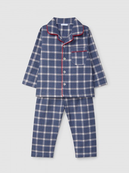 Pijama xadrez com bolso