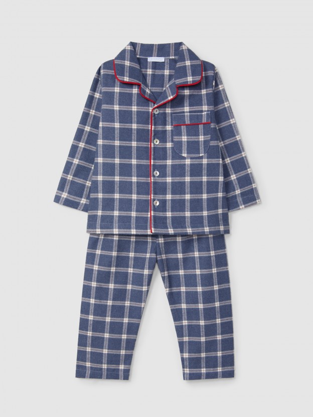 Pijama xadrez com bolso Pijama xadrez com bolso