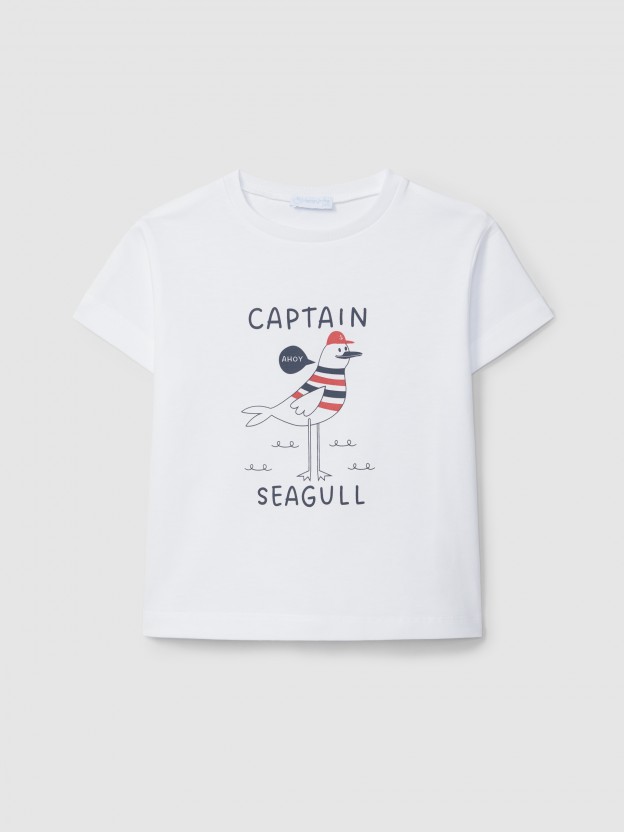 Camiseta "Captain seagull" Camiseta "Captain seagull"