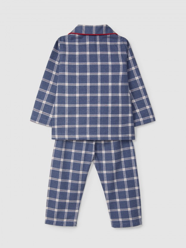 Pijama xadrez com bolso Pijama xadrez com bolso