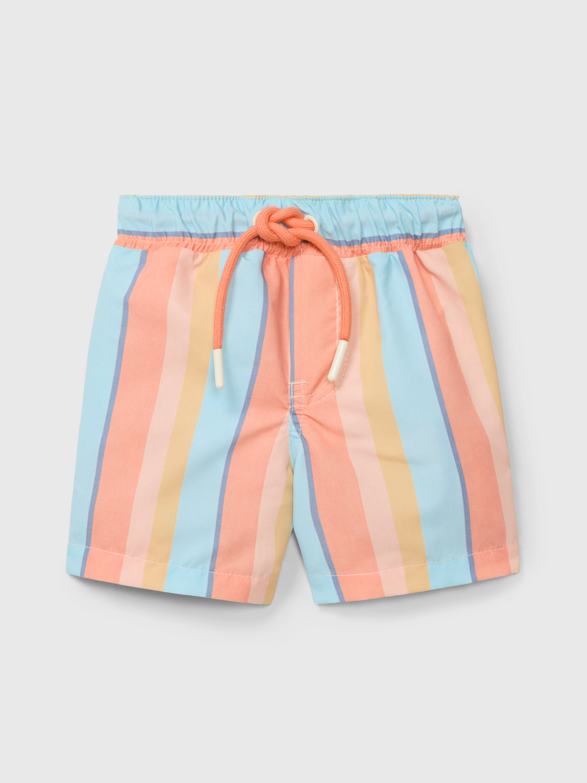 Swiimsuit bottoms multi-coloured stripes