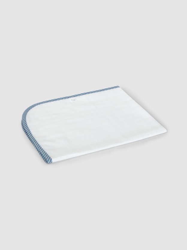 Couche seersucker � rayures