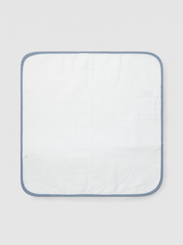 Couche seersucker � rayures
