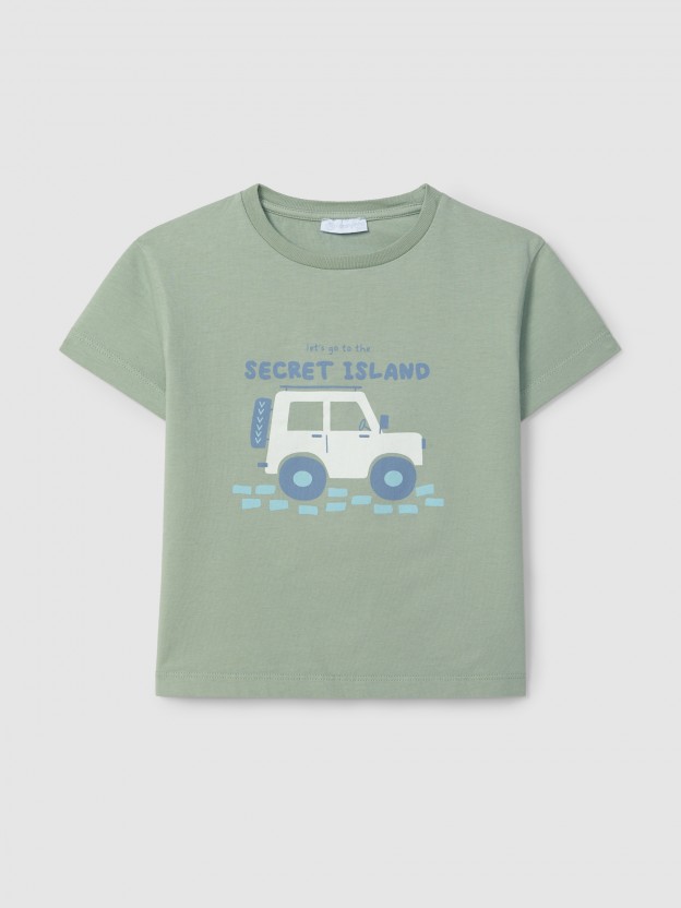 T-shirt Jeep "Secret island"