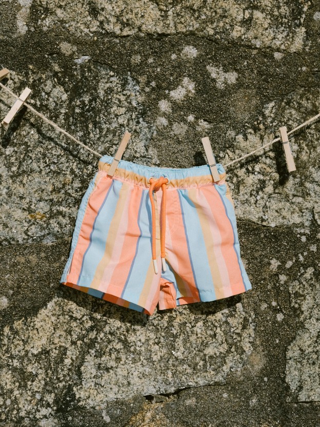 Swiimsuit bottoms multi-coloured stripes Swiimsuit bottoms multi-coloured stripes