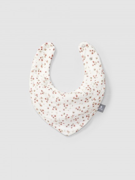 Printed muslin bib Printed muslin bib