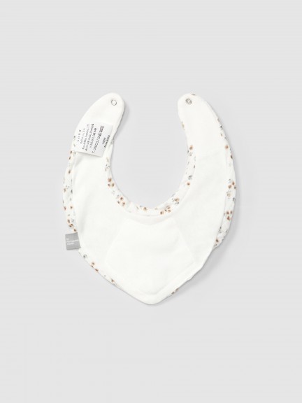 Printed muslin bib Printed muslin bib