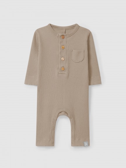 Ribbed jersey romper Ribbed jersey romper