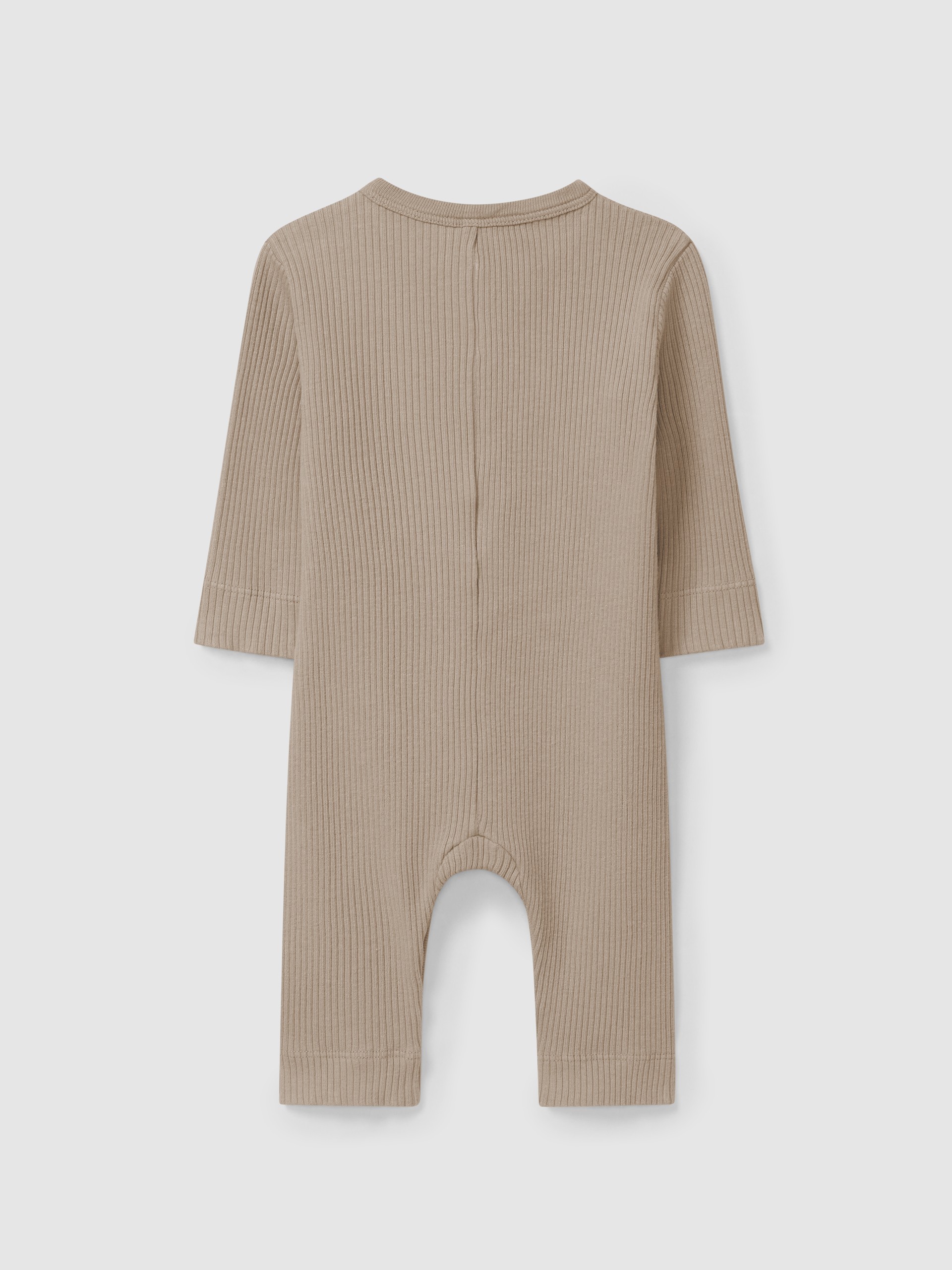 Ribbed jersey romper