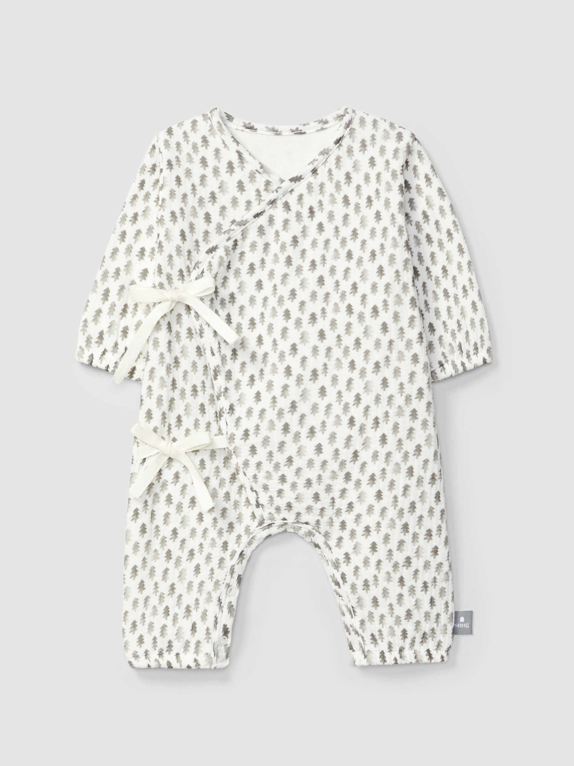 Trajecito de muselina estampada